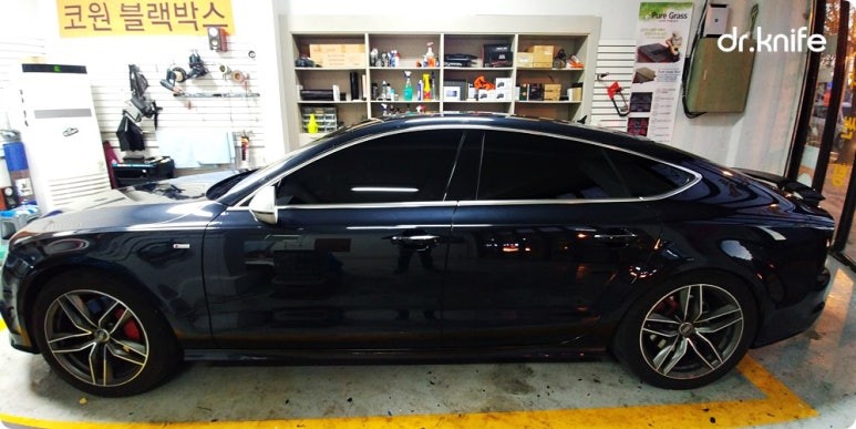 광주전체랩핑제거 아우디 A7 전체랩핑제거 닥터나이프 / 광주 북구 중흥동