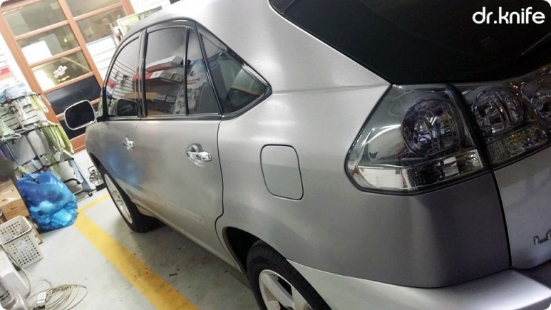 광주랩핑 렉서스 RX350 전체랩핑 시공 닥터나이프 카스킨 / 광주 북구 중흥동