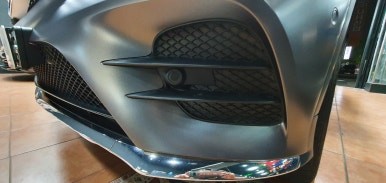 벤츠 GLC 쿠페 사틴 다크그레이 전체랩핑 & 루프스킨 / 광주 북구 중흥동