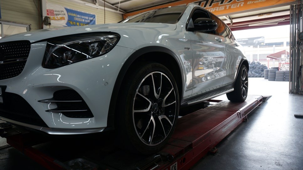 [순천 타이어맥스] BENZ+GLC43AMG+타이어교환+피렐리타이어+스콜피온베르데올시즌+3D얼라이먼트+265/40R21