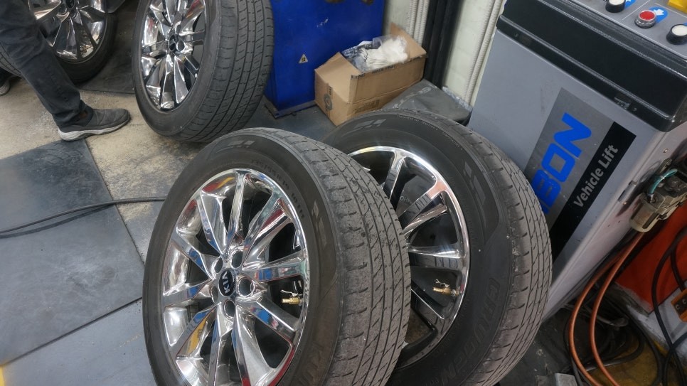 [순천타이어맥스] 올뉴쏘렌토+레티튜드투어HP+235/55R19+미쉐린타이어+3D얼라이먼트+레이져바란스 / 순천, 여수, 광양