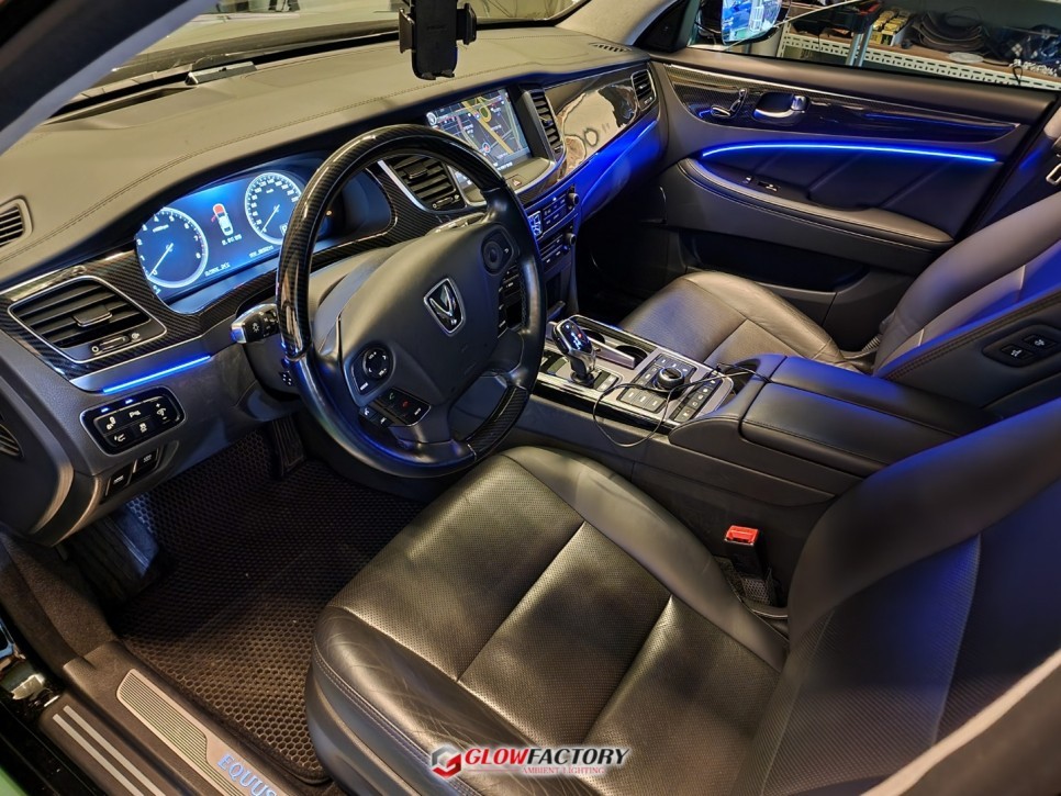 에쿠스 엠비언트 아크릴방식으로 이질감없는 순정형으로 만들기 / 부천, 광명, 인천, 서울 강서