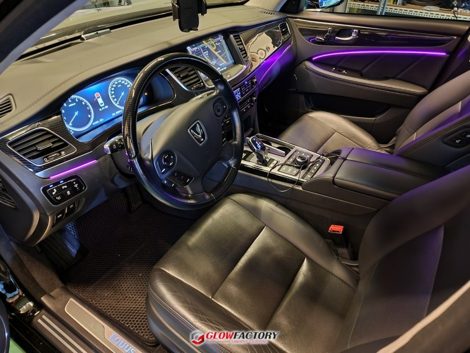 에쿠스 엠비언트 아크릴방식으로 이질감없는 순정형으로 만들기 / 부천, 광명, 인천, 서울 강서