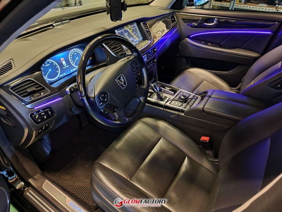 에쿠스 엠비언트 아크릴방식으로 이질감없는 순정형으로 만들기 / 부천, 광명, 인천, 서울 강서