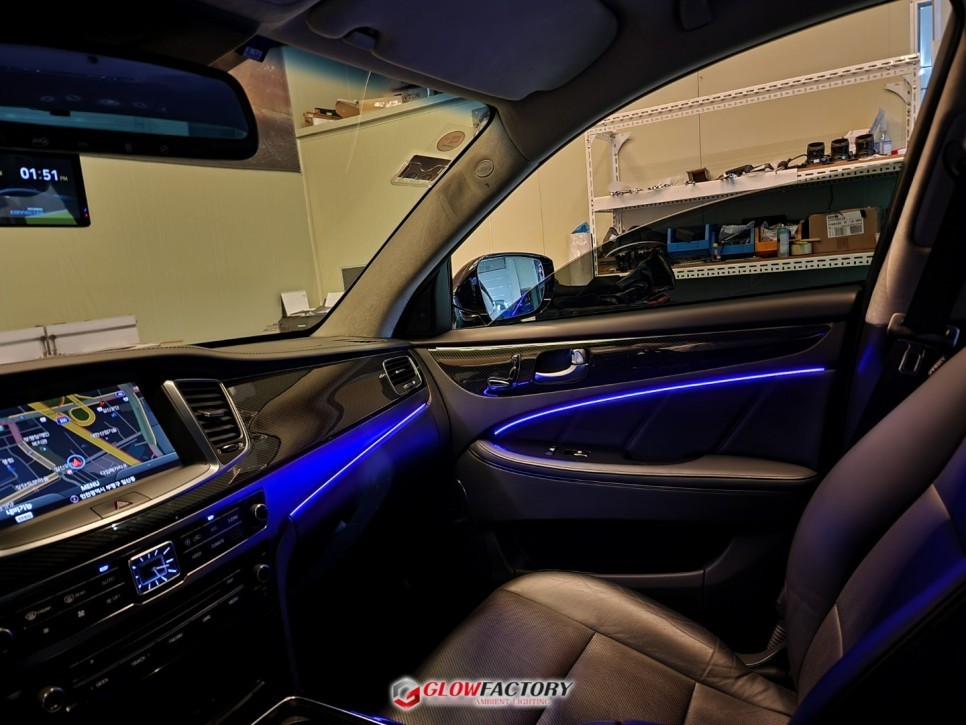 에쿠스 엠비언트 아크릴방식으로 이질감없는 순정형으로 만들기 / 부천, 광명, 인천, 서울 강서