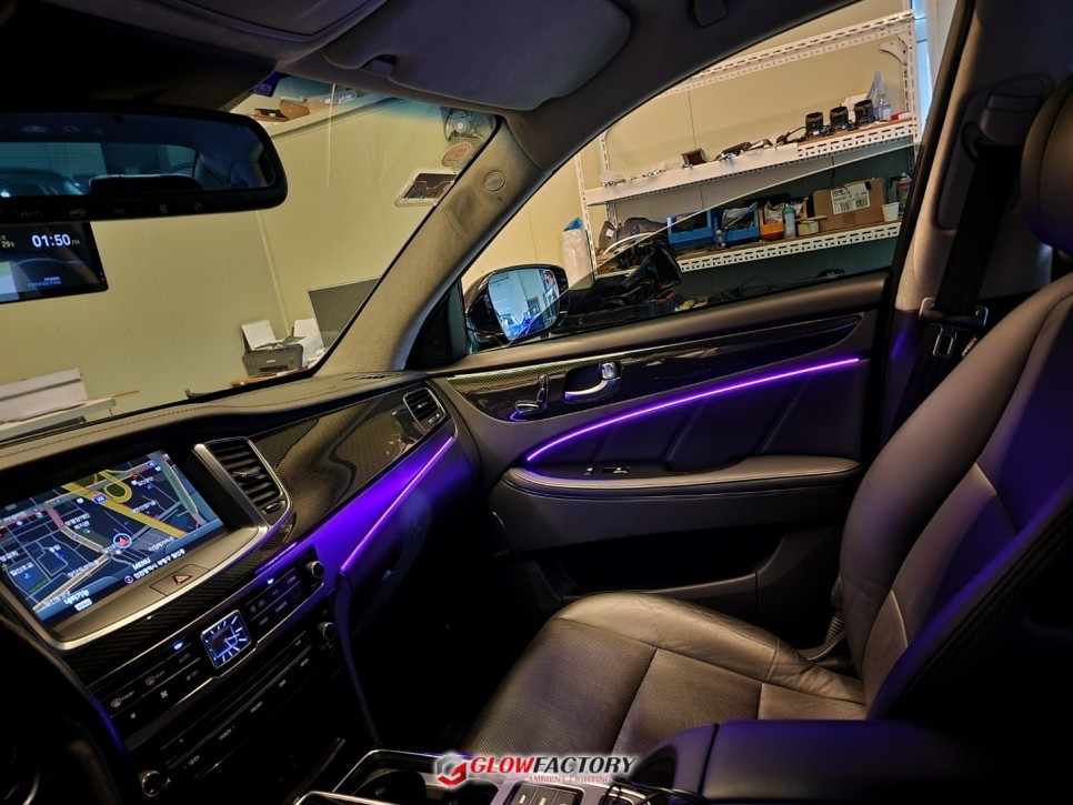 에쿠스 엠비언트 아크릴방식으로 이질감없는 순정형으로 만들기 / 부천, 광명, 인천, 서울 강서