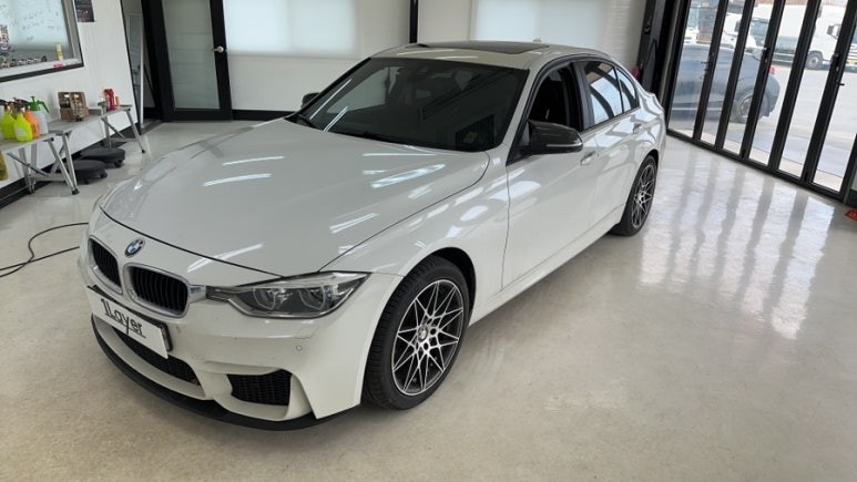 청주 랩핑, BMW 320d 루프스킨 제거