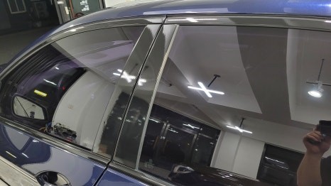 김해 장유 창원 랩핑 BMW F10 5시리즈 윈도우 크롬몰딩 백화 크롬죽이기 랩핑 시공 _ 더블디랩 / 김해 율하동