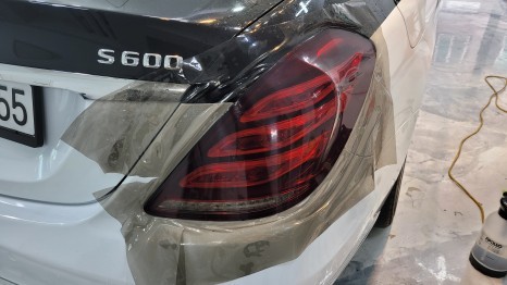 김해 장유 부산 자동차 랩핑 벤츠 S600 마이바흐 듀오톤 랩핑 시공 (전체랩핑 제거) / 김해, 부산, 창원