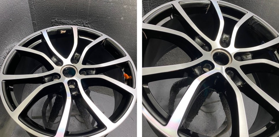 포르쉐 카이엔쿠페 21인치 순정 휠 휠복원 [자동차휠재생] / 서울 서초