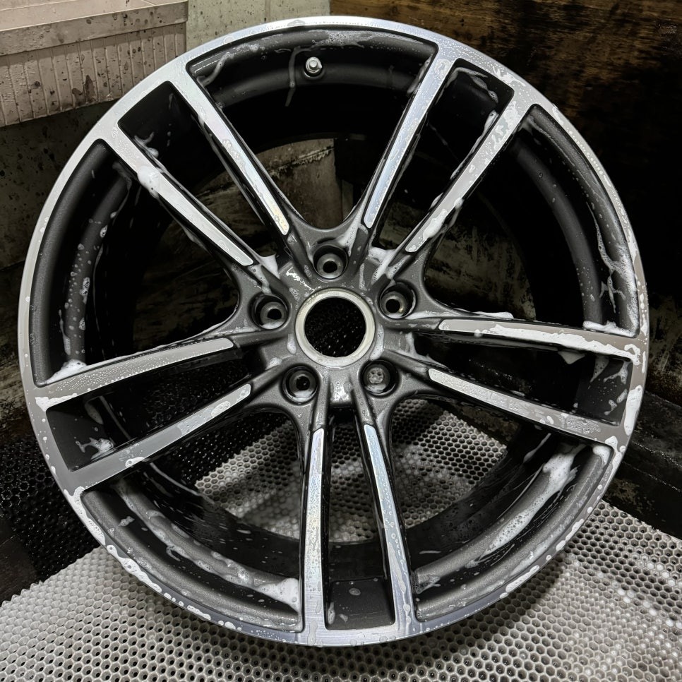 포르쉐 카이엔 신품 휠 교환 후 색상 맞춤 휠 도색 작업 당일 출고 후기 / 서울 서초