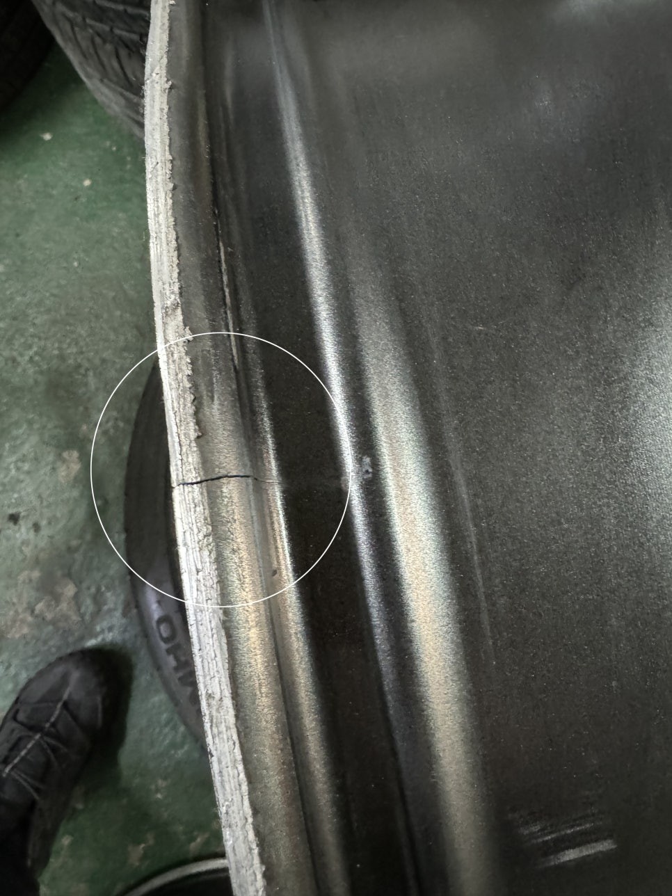 BBS 명품 휠 크랙 알곤 용접 당일 휠 수리 / 서울 서초