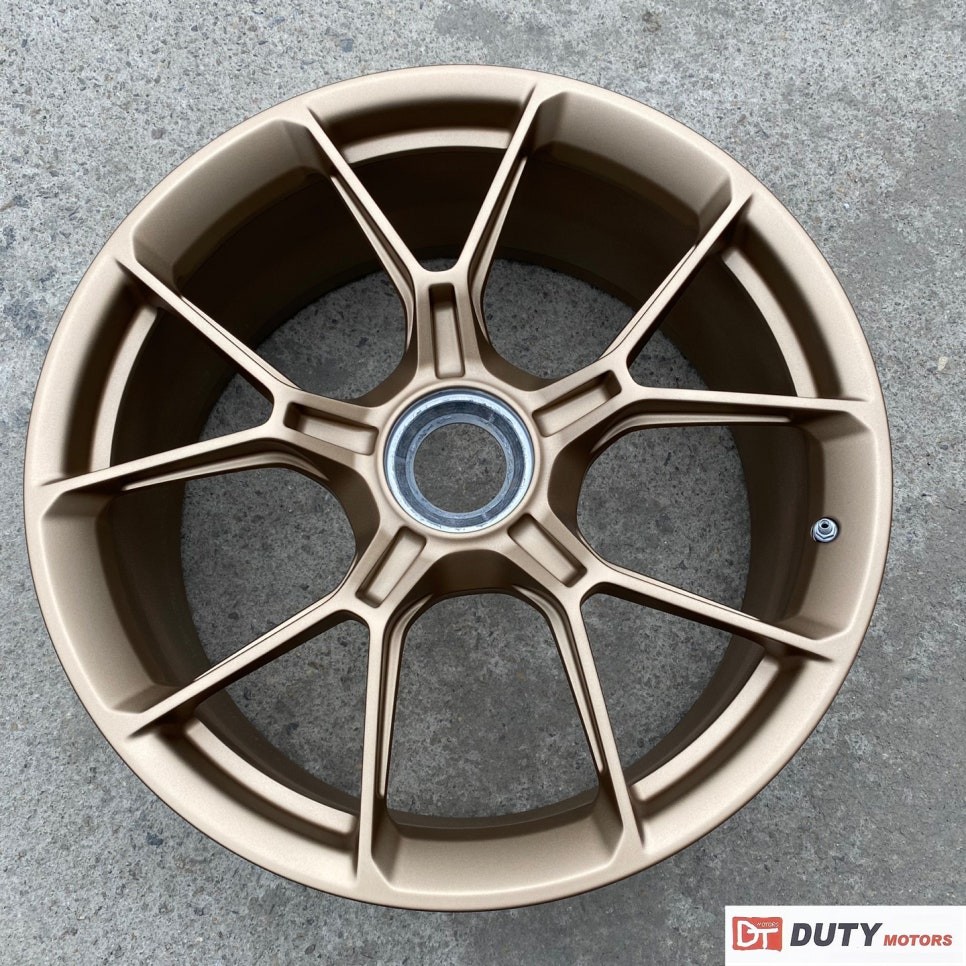 포르쉐 GT3 실버에서 순정 골드색상으로 휠도색 작업 / 서울 서초