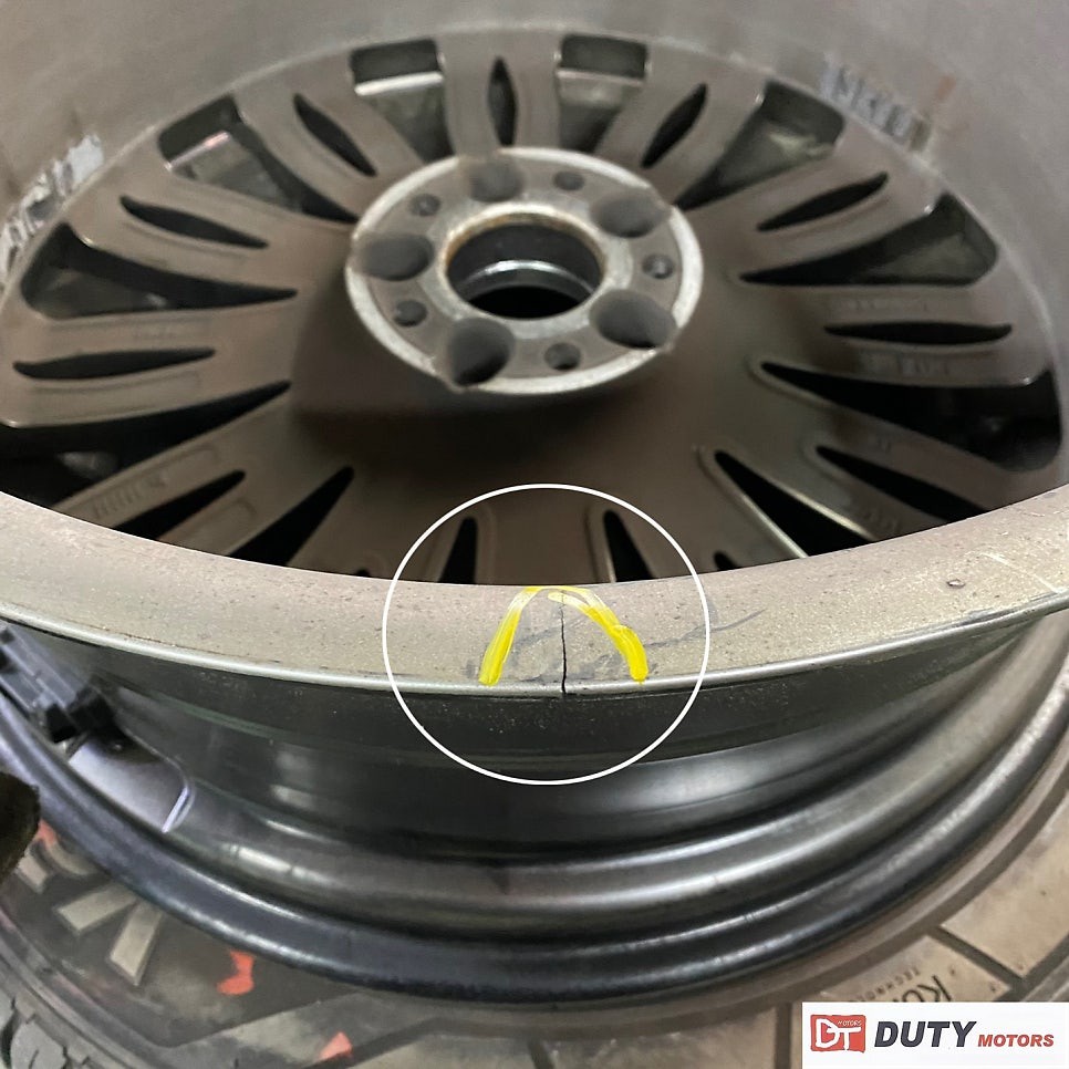 벤츠 S450 W222 휠크랙  휠용접 후기 / 서울 서초