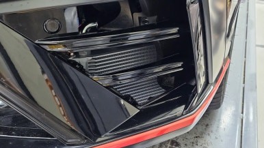 엔진오일 쿨러 성능 극대화 CN7 아반떼N 범퍼 커팅 작업 / 경기 남양주