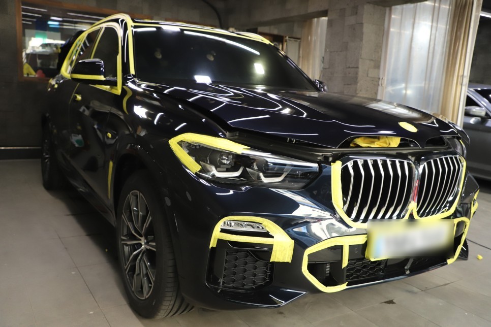 BMW X5 광택, PPF로 깔끔하게 도장면 보호하기