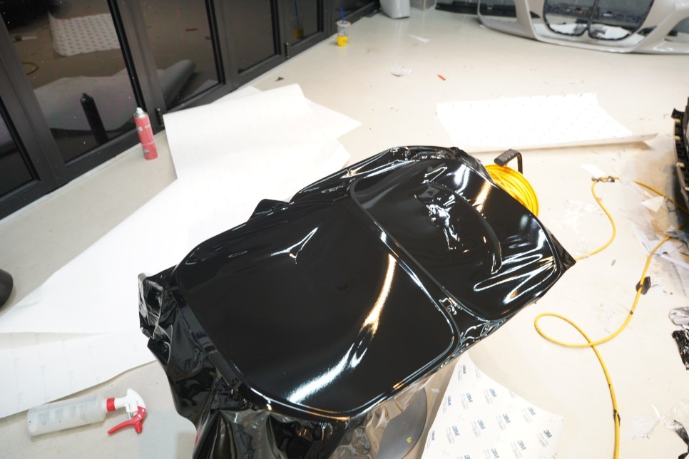 BMW 420d 글로스 그레이 전체랩핑 (분당 판교 성남) / 하남, 광주, 송파