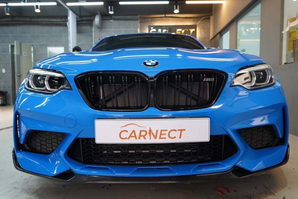BMW M2 전체랩핑 인텐스블루 (판교 전체랩핑) / 하남, 광주, 송파