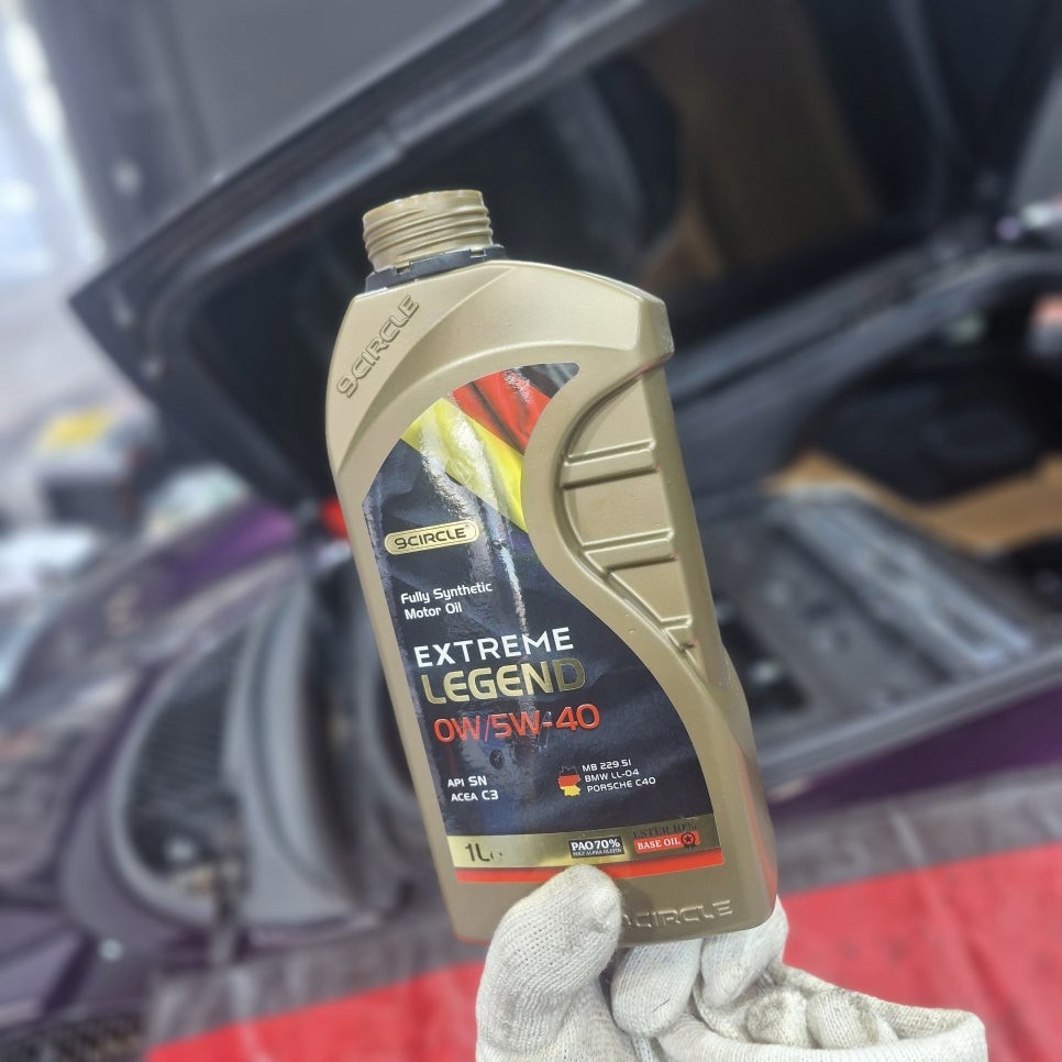 맥라렌 570GT 나인써클 레전드로 엔진오일 교환작업