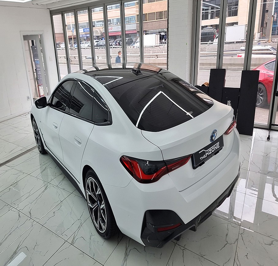 BMW I4 전기차 잘 어울리는 무광 랩핑 가격 아깝지 않아요