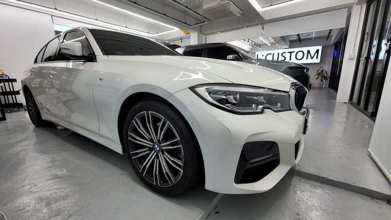 BMW320I 사고처리 스크래치제거 3시리즈 흠집제거 폴리싱