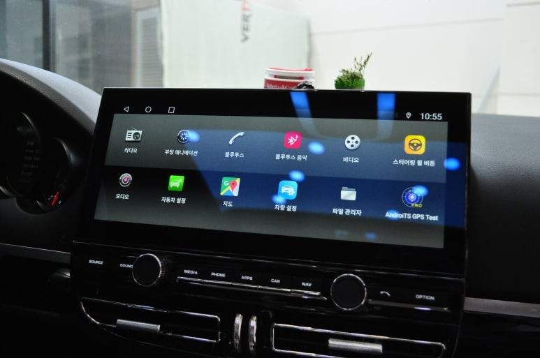 958 카이엔 대구 안드로이드 올인원 내비 12.3인치 장착