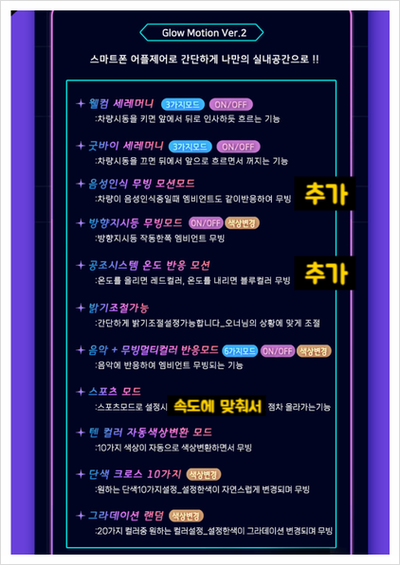 창원 카니발KA4 페이스리프트에 시공 된 고품격 엠비언트 / 창원 의창구