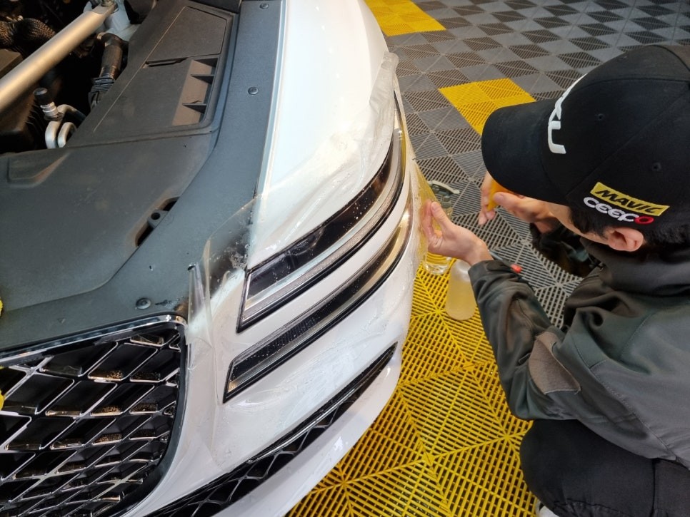 G80 유리막코팅+PPF 보험처리 했어요 / 김포시 마산동