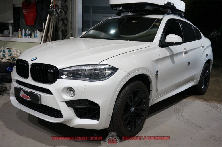 BMW X6(F16) X6M 바디킷 컨버전 파츠 프론트&리어 범퍼 사이드 휀다 가니쉬 몰딩 듀얼머플러 풀셋