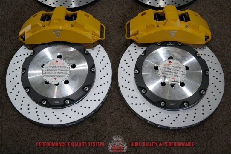 BMW G30 520D 6P 브레이크튜닝 스톨츠6P 리어확장 380MM 경량디스크 독일 TUV 인증 고성능