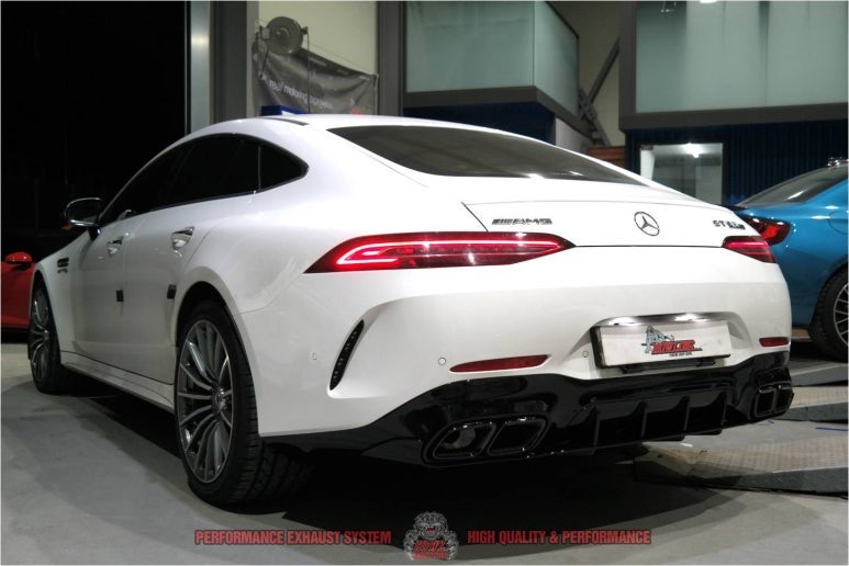 벤츠 AMG GT43 GT63 바디킷 풀셋 가변배기 퍼포먼스 배기음 증폭향상 컨버전 드레스업 머플러 튜닝