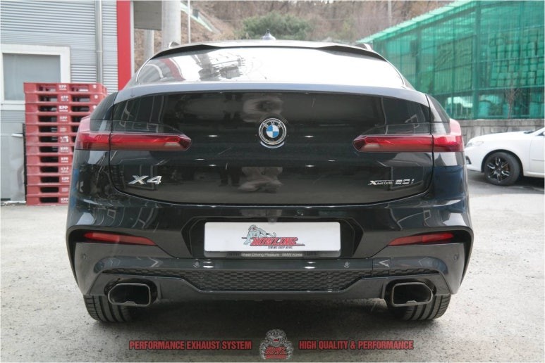 BMW G02 X4 카본 미러커버 스포일러 휀다덕트 M40I 디퓨저(정품) 사각 머플러팁 드레스업 튜닝