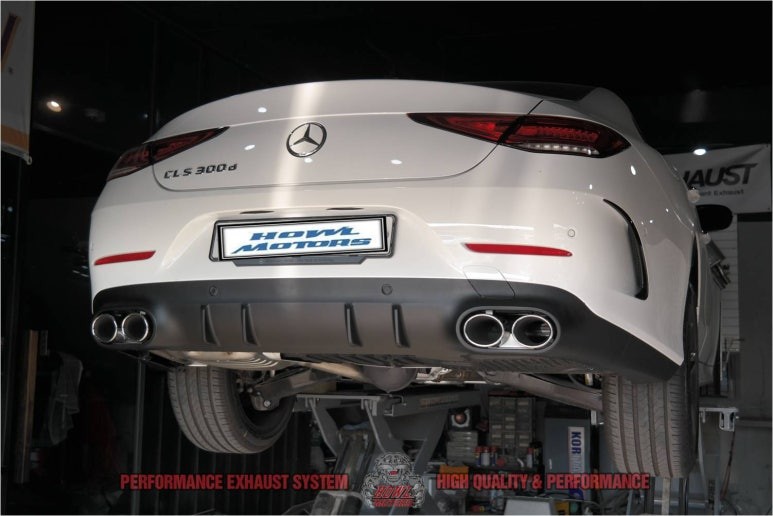 경기남부 / 벤츠 C257 CLS300D 오토모티브7.0 배기음 CLS53AMG룩 디퓨저 머플러팁 액티브사운드 배기튜닝 / 시흥.안산