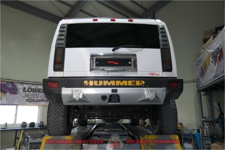 경기남부 / 험머 H2 퍼포먼스 배기음 가변배기 머플러 튜닝 HOWLING EXHAUST SYSTEM / 시흥.안산