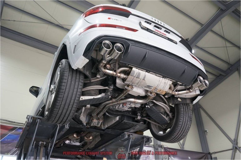 아우디 SQ5 가변배기 퍼포먼스 배기음 듀얼 머플러 튜닝 HOWLING EXHAUST 팝사운드 국내 설계제작