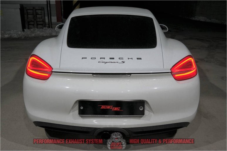 포르쉐 981 카이맨S 가변배기 HOWLING 퍼포먼스 배기음 배기튜닝 가변머플러 팝콘사운드