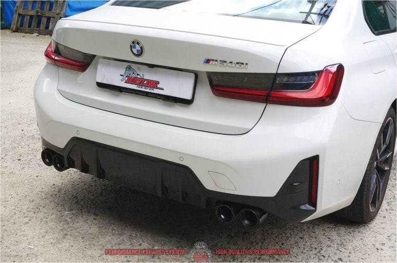 BMW G20 M340I M카본 듀얼 머플러팁 드레스업 배기튜닝