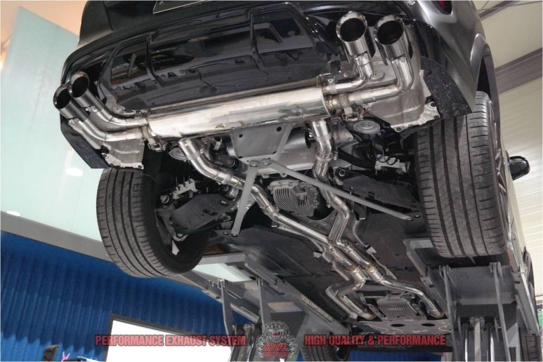 BMW F96 X6M 컴페티션 FI EXHAUST 가변배기 배기음 퍼포먼스 머플러 배기튜닝 FI배기 정식수입