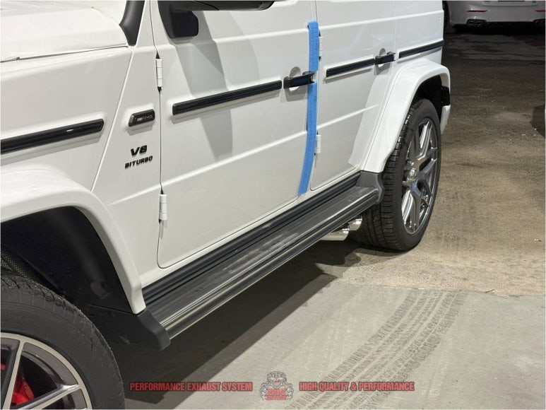 벤츠 W465 신형 G63AMG 듀얼 트윈 쿼드 조수석 머플러 AMG 본래 디자인 그대로 머플러 배기튜닝