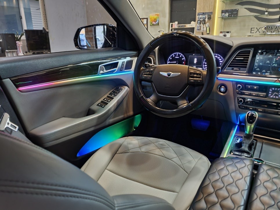 G80 DH 무빙 엠비언트 실내 무드등 / 루프 스포일러 / 경남 김해