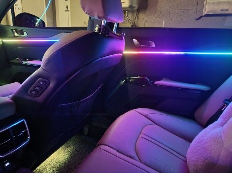 K5 DL3 3세대 엠비언트 실내 무드등 시공 자동차 튜닝전문점 경남 김해 / 경남 김해