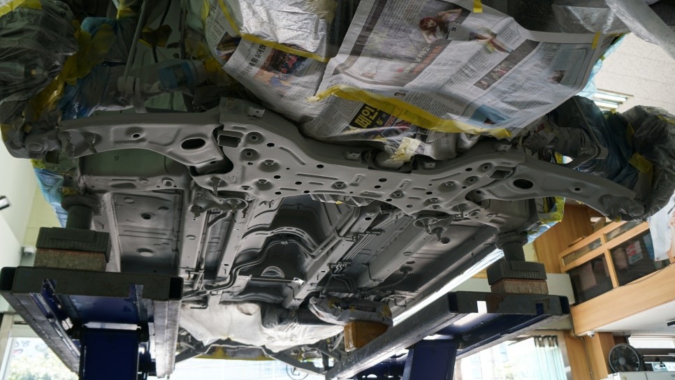 팰리세이드 렉스게러지 세라믹 R-16 언더코팅시공기 / 부산 진구, 김해