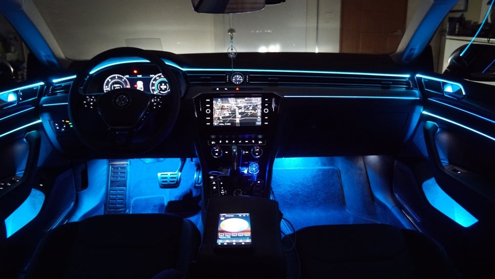 부산엠비언트 폭스바겐 아테온 광섬유 엠비언트 *사운드메이드* / 부산 진구, 김해