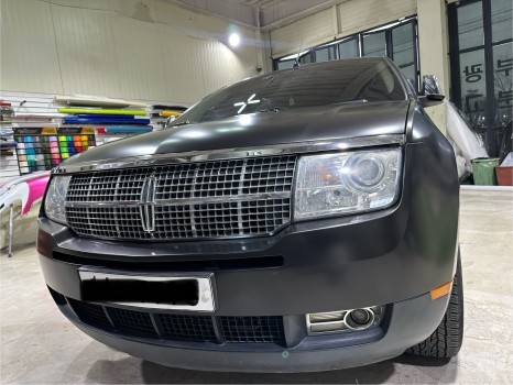 자동차랩핑 인천 아이캐칭_링컨 MKX, 에이버리 사틴블랙 전체랩핑 / 인천 서구, 부평, 부천