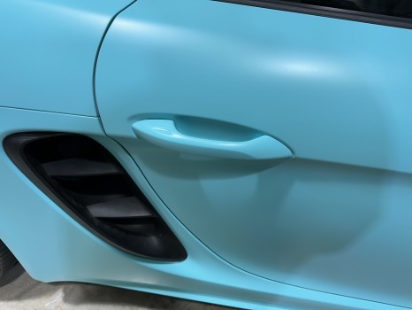 자동차랩핑 인천 아이캐칭_포르쉐 박스터, 3M 사틴키웨스트(민트색) 전체랩핑 시공후기 / 인천 서구, 부평, 부천