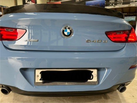 인천 카스킨 BMW 640d, 에이버리 고광택 차이나블루 전체랩핑