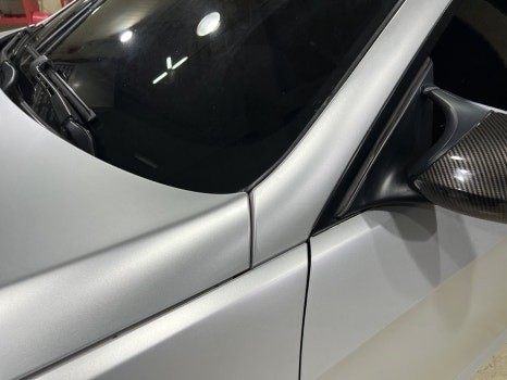 인천 BMW M3 E92 전체랩핑, 사틴실버로 대변신!