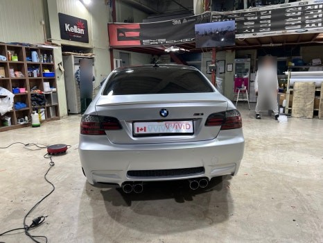 인천 BMW M3 E92 전체랩핑, 사틴실버로 대변신!