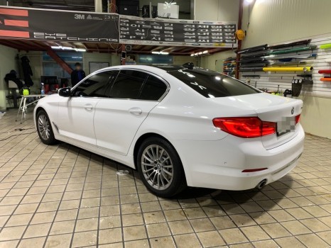 자동차랩핑 인천 아이캐칭_ BMW 5시리즈 전체랩핑 시공후기 / 인천 서구, 부평, 부천