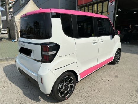 자동차랩핑 인천 아이캐칭_기아 레이, 3M 글로스핑크 포인트랩핑 시공후기 / 인천 서구, 부평, 부천
